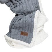 Cable Knit Shenile Throw 50"x60"