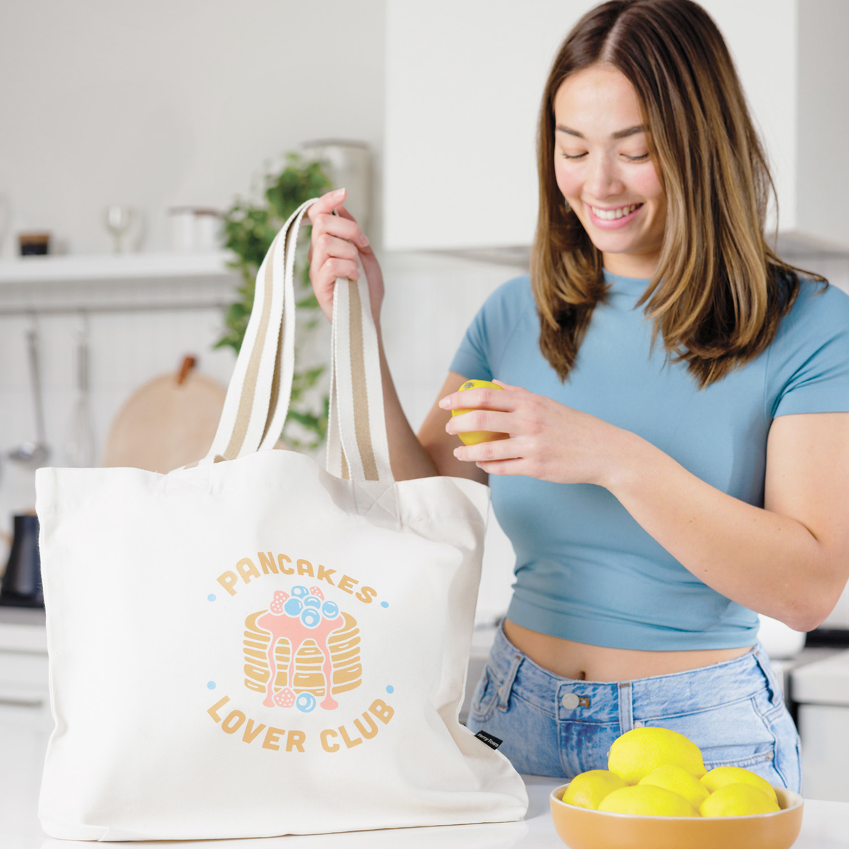 Oversized Deluxe Canvas Tote Bag