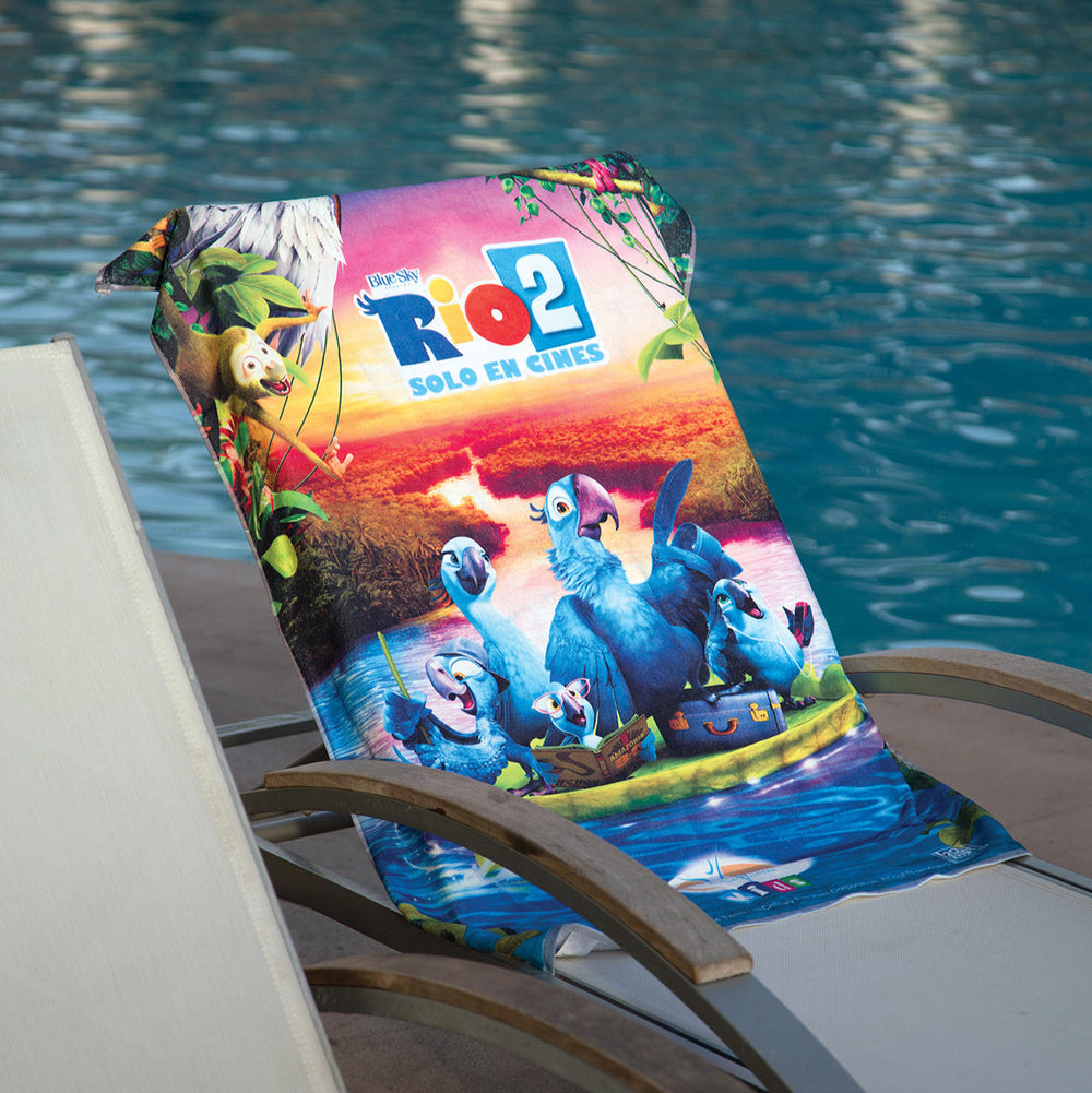 Sublimated Junior Beach Towel 22x42