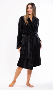 Microfleece Plush Bathrobes