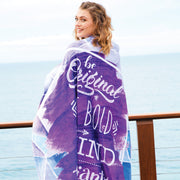 Sublimated Brushed Mink Throw 50"x60"
