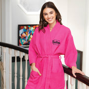 Coloured Waffle Weave Kimono Bathrobes