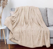 Soft Waffle Knit Blanket 50"x60"